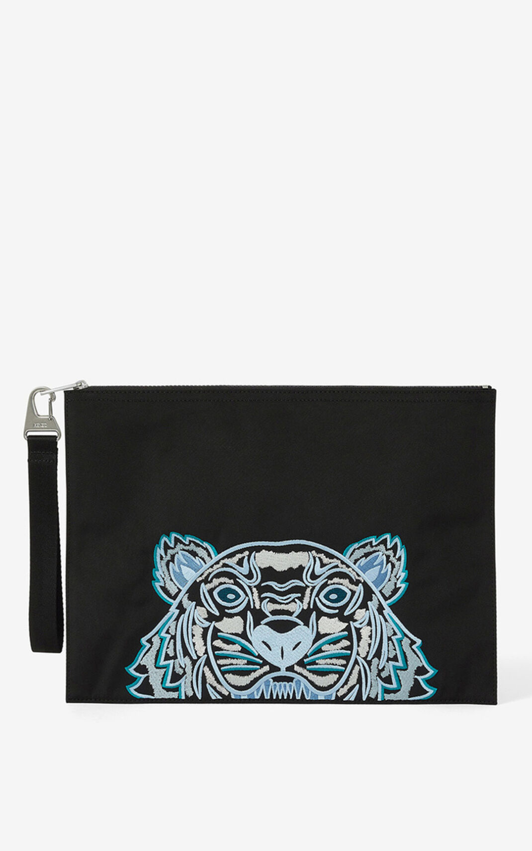 Kenzo Lærred Kampus Tiger Pung Dame - Sort DK-349981